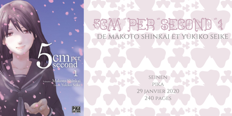 5 cm per second #1 • Makoto Shinkai et Yukiko Seike