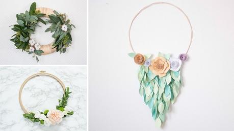 Déco de printemps : la couronne végétale