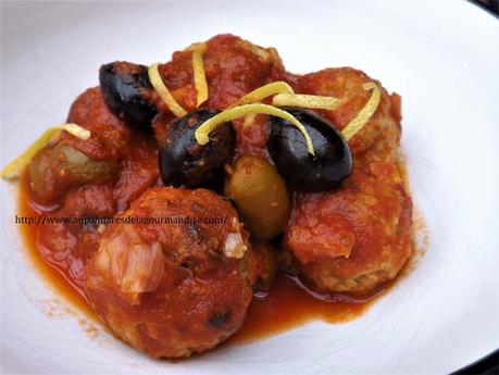 Boulettes de viande ou polpettes à la tomate comme en Italie  Ig Bas et WW