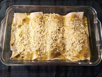 Enchiladas sauce verte