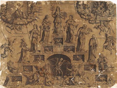 Cristofano Bertelli, c. 1560 Escalier de la vie feminine Rijksmuseum
