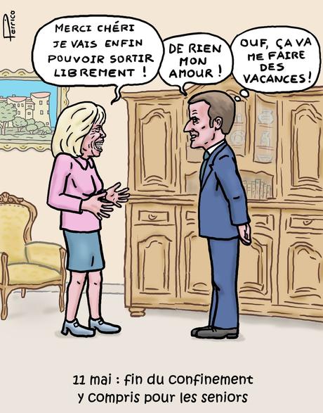 Macron et la fin du confinement pour les seniors
