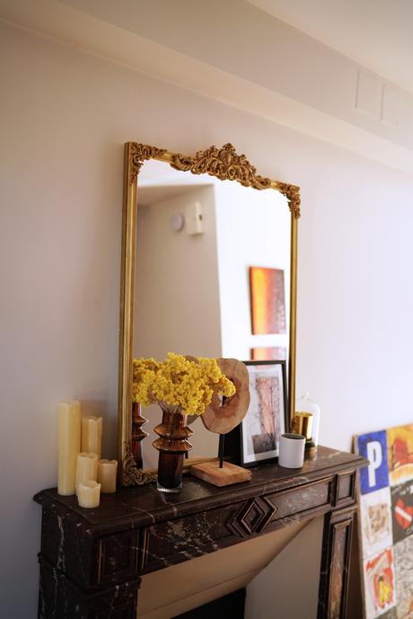 DIY : mon miroir “ancien” doré à moulures