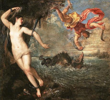 Titien 1554-56 Persee et Andromede Wallace Collection 175 × 189.5 cm