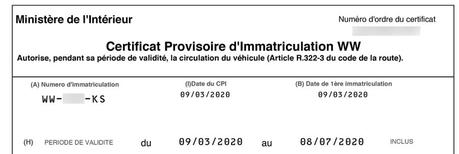 Liste des documents pour importer une voiture en France