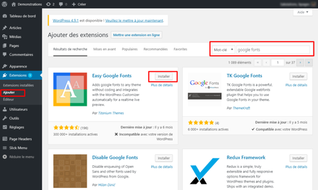 Page Blog WordPress : Capture Site Web Page Blog WordPress : Capture Site Web
