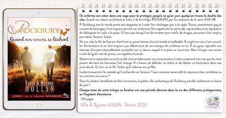 Rockbury #2 – Quand nos cœur se lâchent – Effie & Ryanne Hollyn
