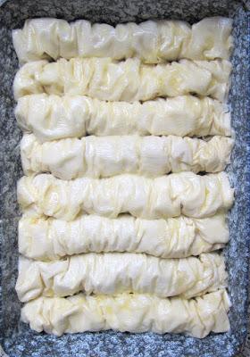 Baklawas drapés aux cacahuètes (baklawas rolls)