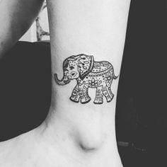Tatouage Mandala Eléphant