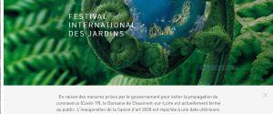 Festival International des Jardins 2020 – Chaumont-sur-Loire ( plus tard )