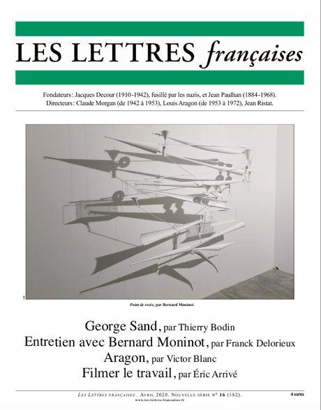 N° 182 – Les Lettres françaises d’avril 2020