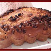 Mise à l'honneur #57 Cake à la crème fraîche et pépites de chocolat - Oh, la gourmande..