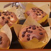 Muffins au Lait concentré et Poires - Oh, la gourmande..