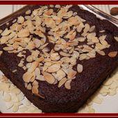 Gâteau au Chocolat noir et Amande - Oh, la gourmande..