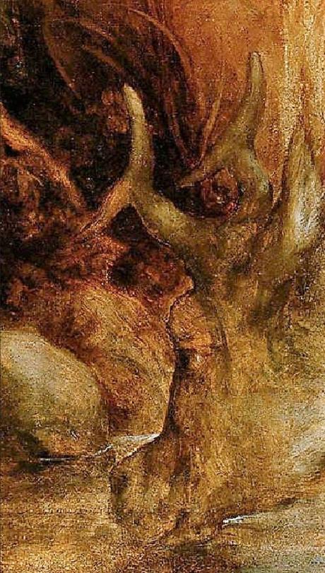 Correge 1530 ca Jupiter et Io Kunsthistorisches Museum Wien 184 x 92,5 detail cerf