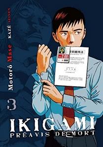 Ebooks Gratuits  du Jour  – Ikigami, préavis de mort -  tomes 1,2 et 3