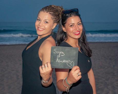 Hélène et Didier sur la plage de Sète