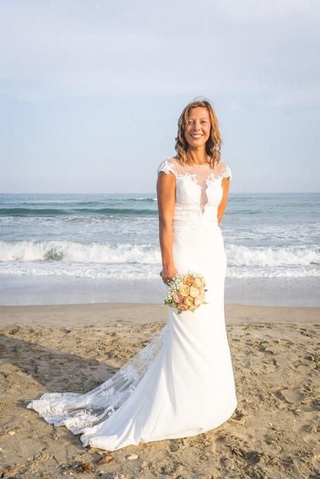 Hélène et Didier sur la plage de Sète