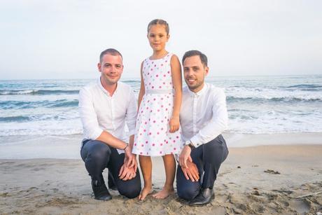 Hélène et Didier sur la plage de Sète