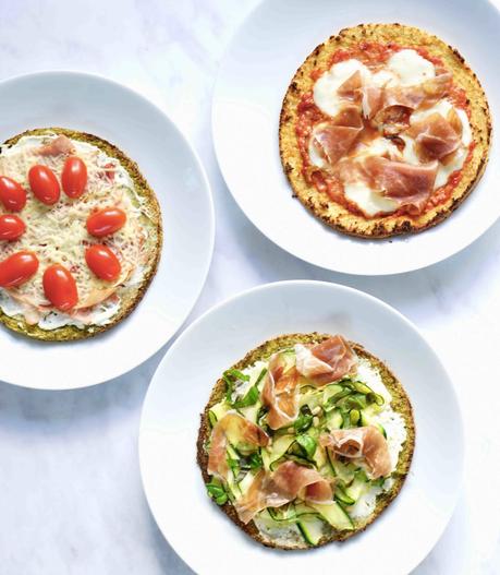 pizza végétarienne , chou fleur , pizza aux légumes , recette de Donna Hay