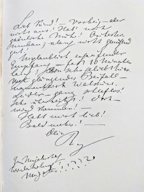 Une lettre de Richard Wagner à Mathilde Maier