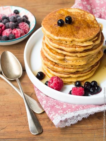 Recette bio : Pancakes bio vegan sans gluten à la patate douce