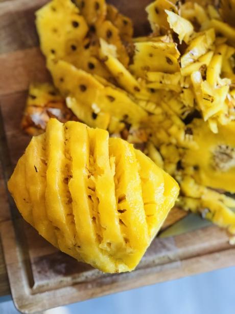 Zananas ek cocome confit : Ananas en pickles au sel, piment et tamarin !