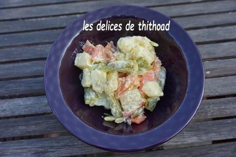 Salade piémontaise saumon-asperges