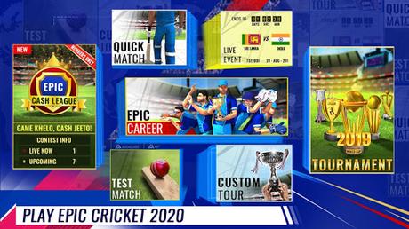 Télécharger Epic Cricket - Big League Game APK MOD (Astuce) screenshots 1