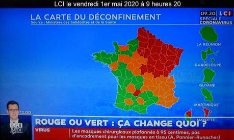 Déconfinement : les départements verts et les départements rouges, la confusion des médias…