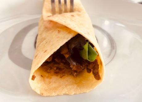 Journal de bord du confinement #46 Coronavirus – Tortillas de maïs roulé au steak haché ou wraps