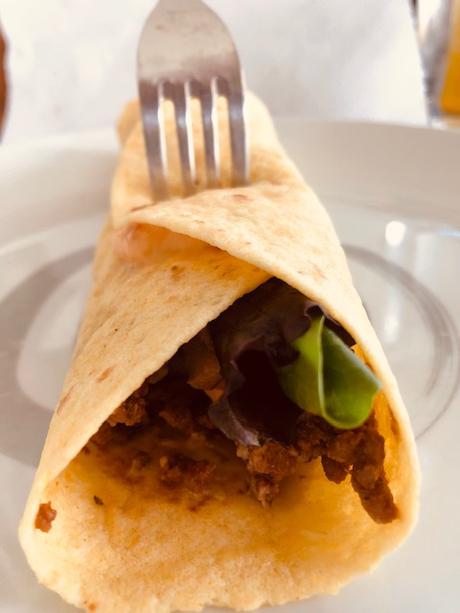 Journal de bord du confinement #46 Coronavirus – Tortillas de maïs roulé au steak haché ou wraps