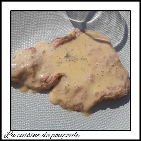 Escalopes de veau Roquefort paprika