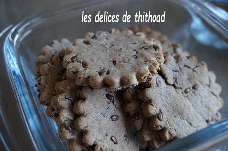 Biscuits sarrasin, sésame et thym (recette autour d'un ingrédient #61)