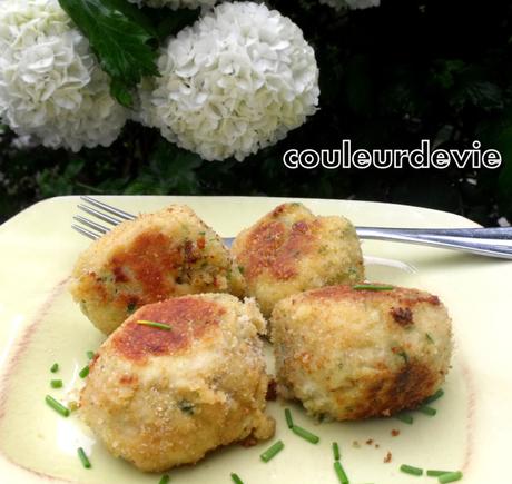 Croquettes de poisson à l’oignon et curry de poisson