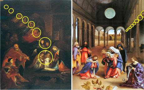 Lotto 1521 Christ taking leave o fhis mother avec Elisabetta Rota Gemaldegalerie, Berlin schema5