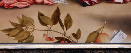 Lotto 1521 Christ taking leave o fhis mother avec Elisabetta Rota Gemaldegalerie, Berlin detail fruits