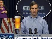 Bière artisanale Bières avec Beshear Kentucky Sports Radio blonde