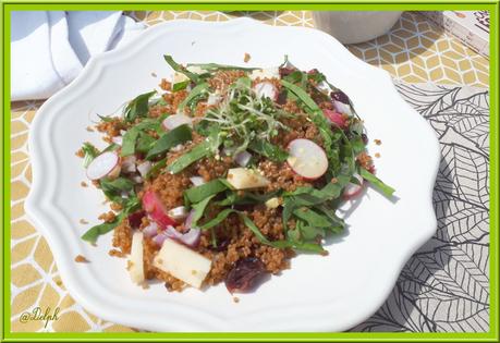 Salade de quinoa à l'oseille et radis