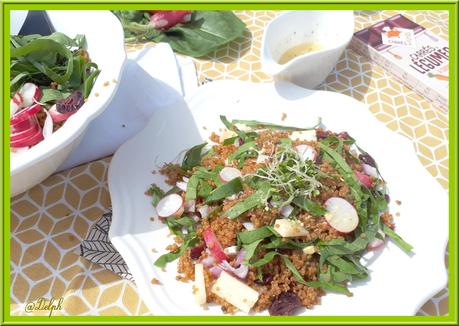 Salade de quinoa à l'oseille et radis