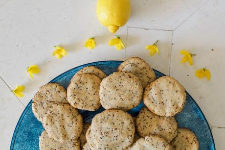 Biscuits Lemon & Chia - Gluten free ⁣and vegan ⁣