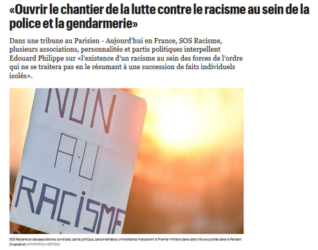 #Homophobie, #sexisme, #masculinisme toxique : le dossier du #racisme dans la police n’est pas le seul…