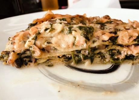 Journal de bord du confinement #49 Coronavirus – Lasagnes saumon, épinards, champignons