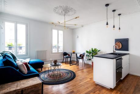 Une belle rénovation d’appartement au cœur du 18e arrondissement de Paris