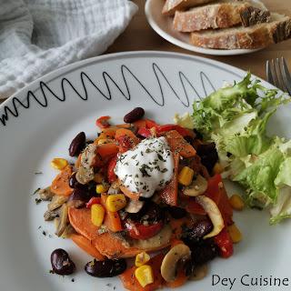 Patate douce à la mexicaine