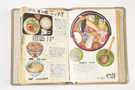 Ce chef japonais a illustré ses recettes pendant 32 ans dans un carnet de croquis