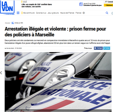 ces #violencespolicieres qui n’existent pas… (mais sanctionnées de prison ferme) #Marseille #acab encore ces #violencespolicieres qui n’existent pas… (mais sanctionnées de prison ferme) #Marseille #acab encore