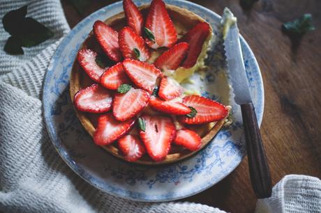 La tarte aux fraises : recette facile