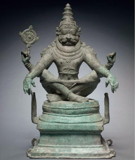Hanuman as Yogi India, Kerala, Cochin, early 19th century Teak ...