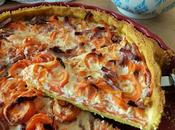 Tarte orange spirales carottes